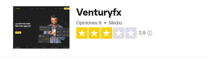 venturyFX valoracion, comentarios, opinion, es confiable