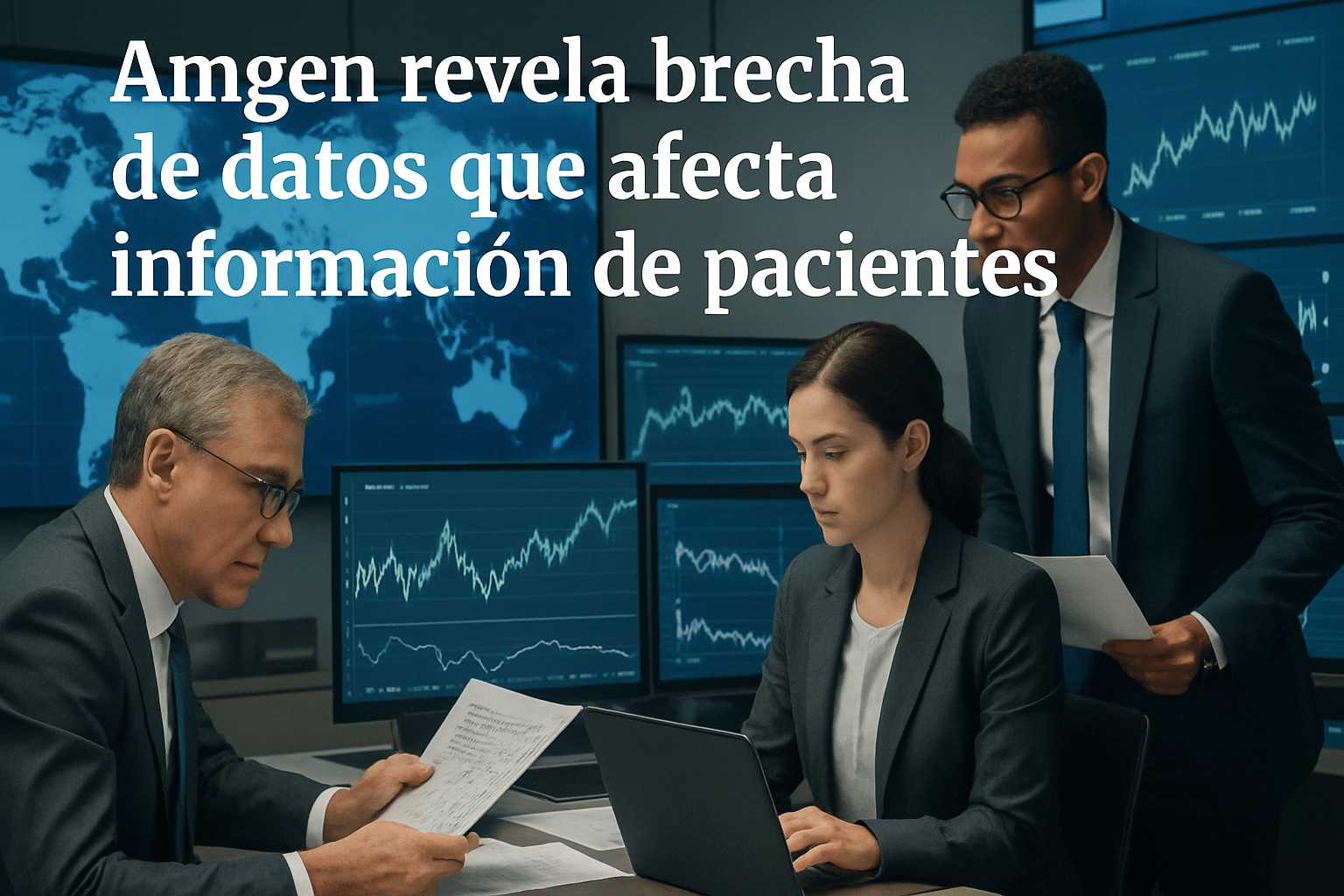 Imagen editorial para la noticia Amgen Revela Brecha de Datos que Afecta Información de Pacientes