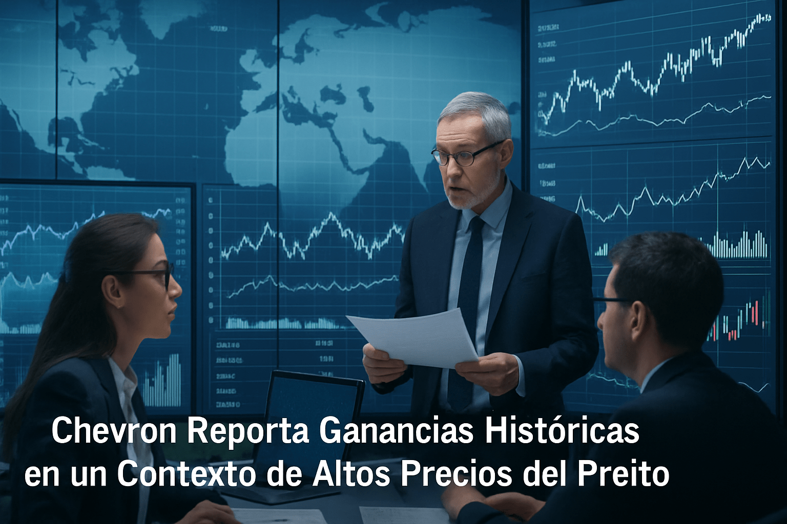 Imagen editorial para la noticia Chevron Reporta Ganancias Históricas en un Contexto de Altos Precios del Combustible