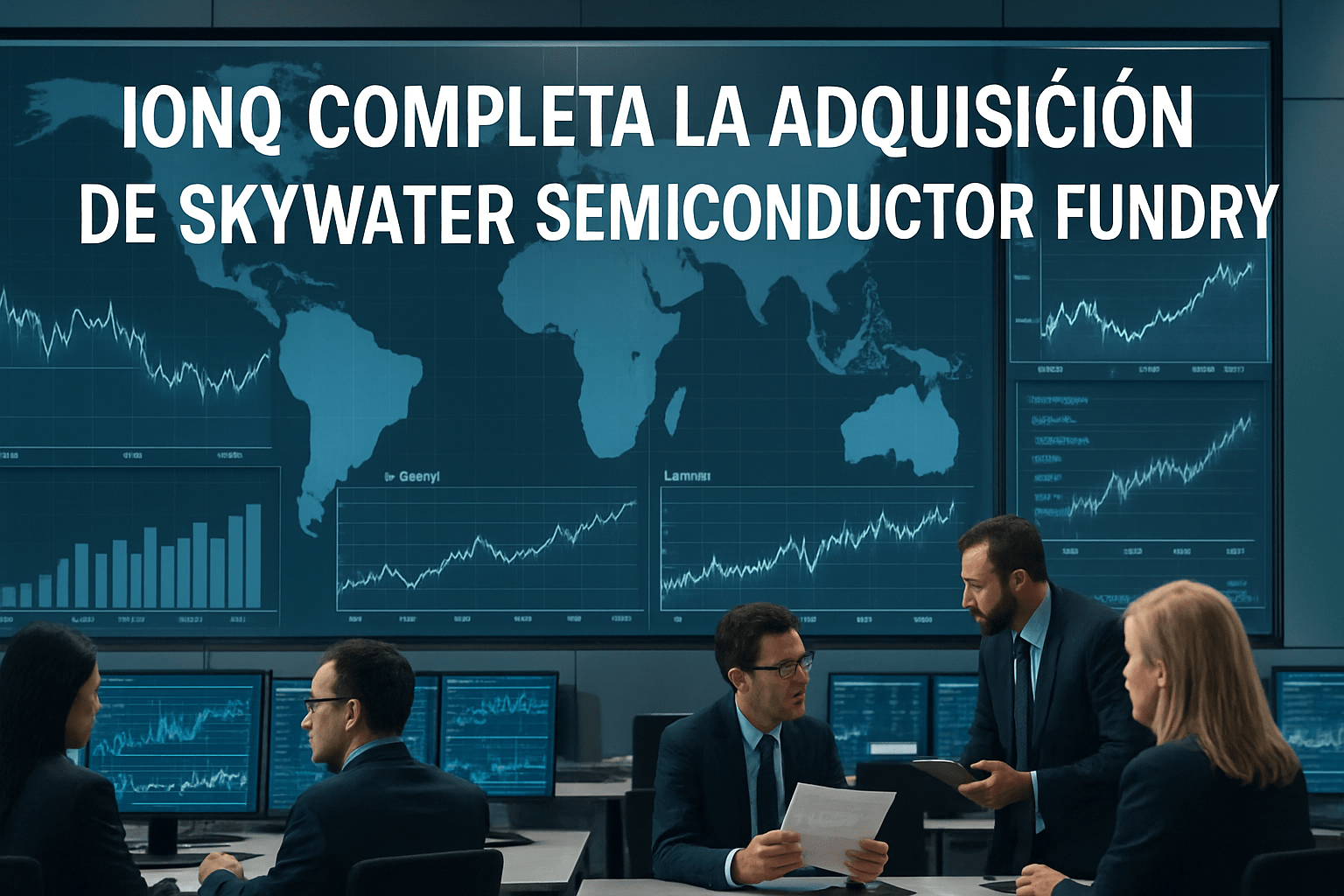 Imagen editorial para la noticia IonQ Completa la Adquisición de SkyWater Semiconductor Foundry