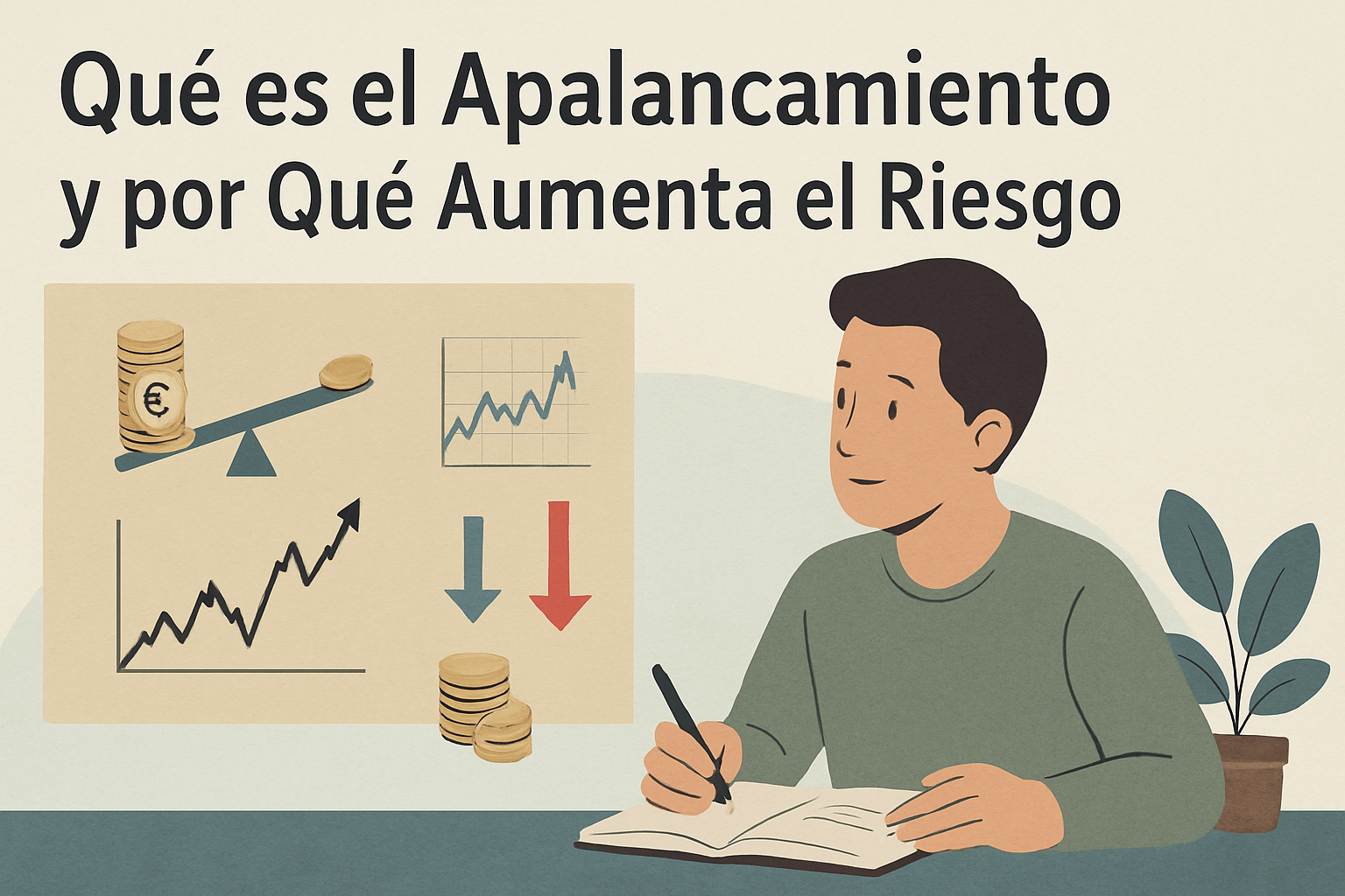 Imagen educativa de ejemplo sobre Qué es el Apalancamiento y por Qué Aumenta el Riesgo