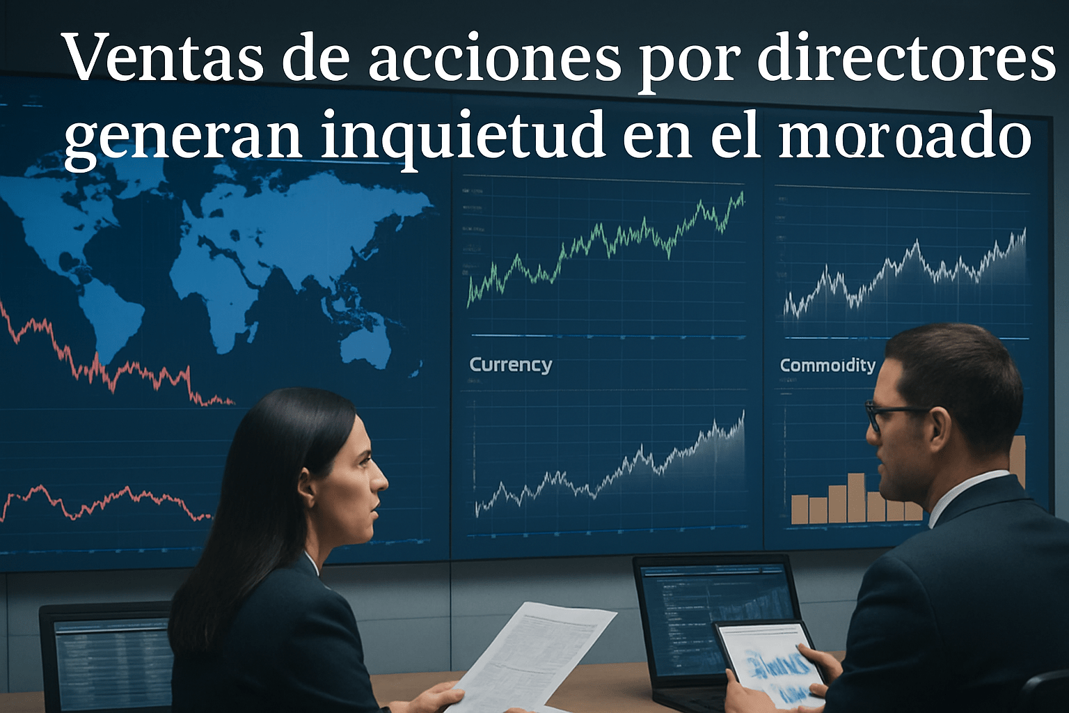 Imagen editorial para la noticia Ventas de acciones por directores generan inquietud en el mercado