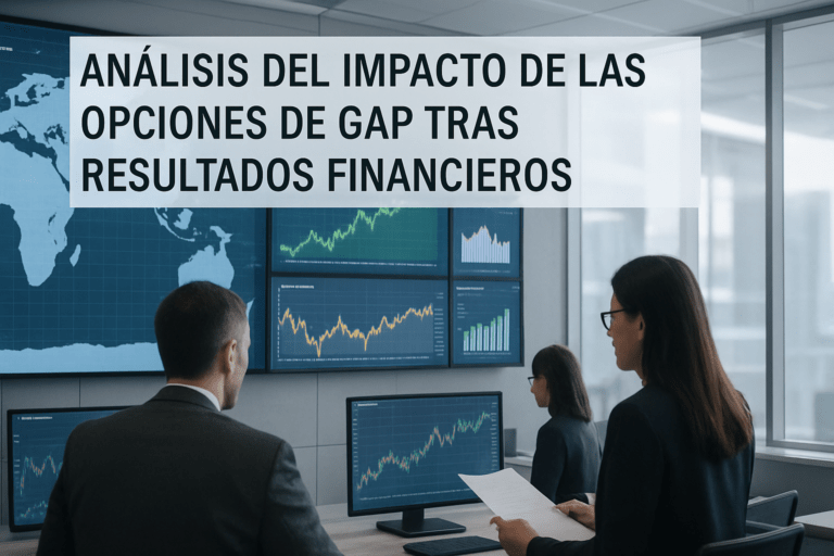 Imagen editorial para la noticia Análisis del Impacto de las Opciones de Gap tras Resultados Financieros
