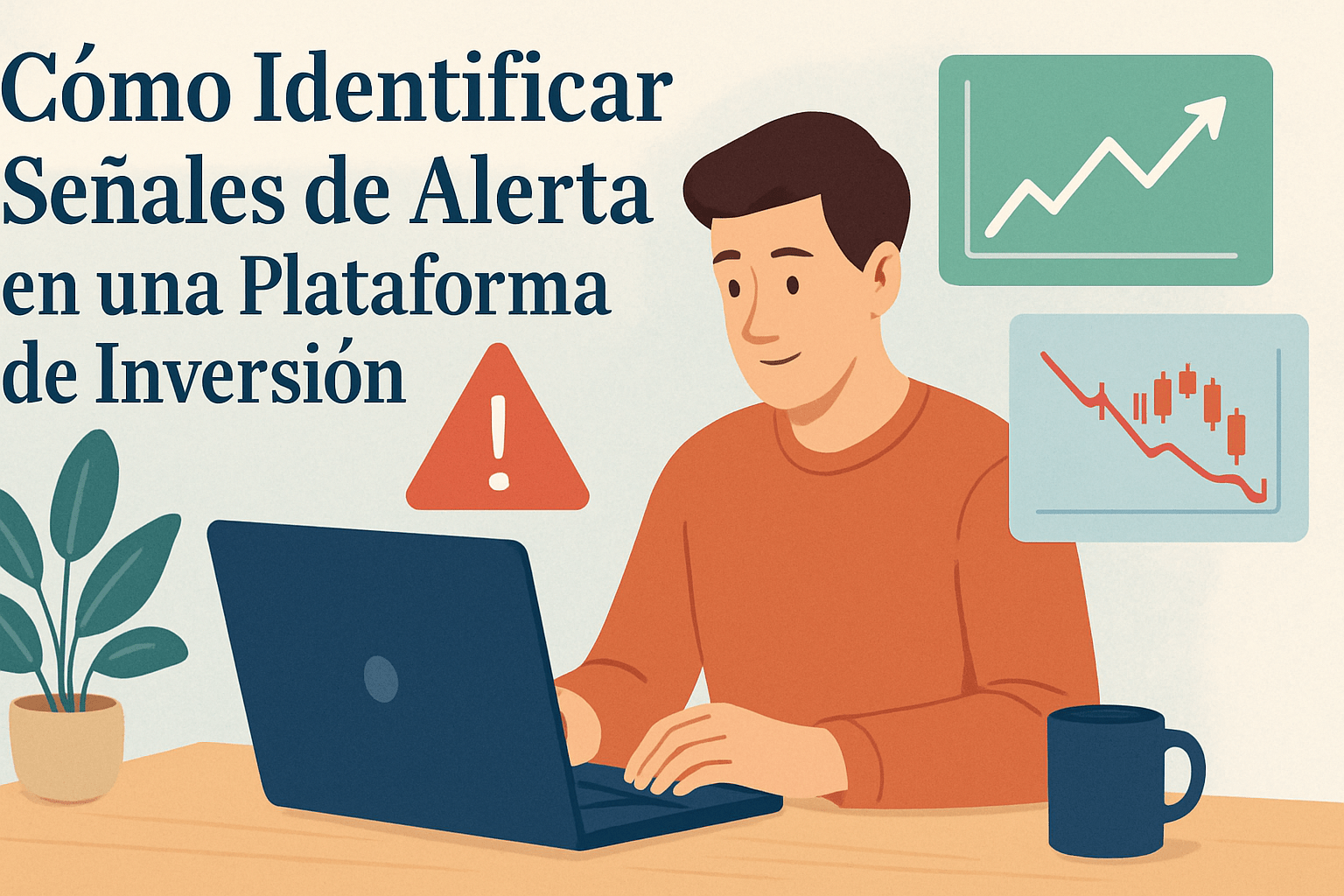 Imagen educativa de ejemplo sobre Cómo Identificar Señales de Alerta en una Plataforma de Inversión