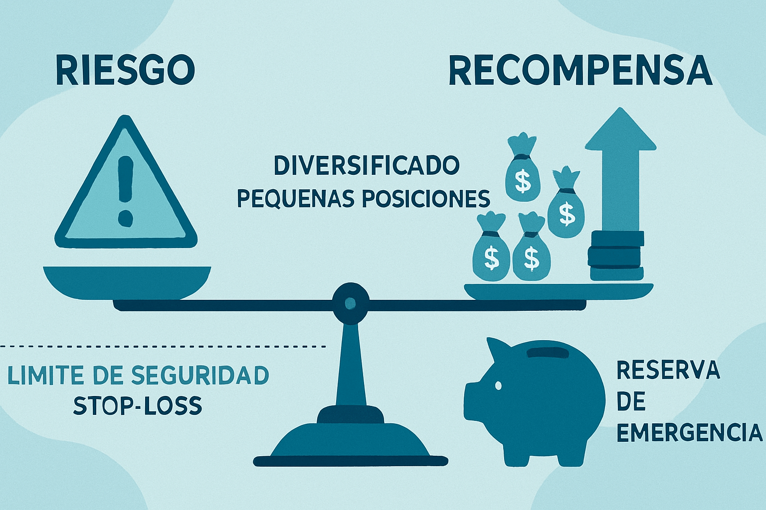 Ejemplo visual educativo sobre Diferencias entre Trading e Inversión a Largo Plazo