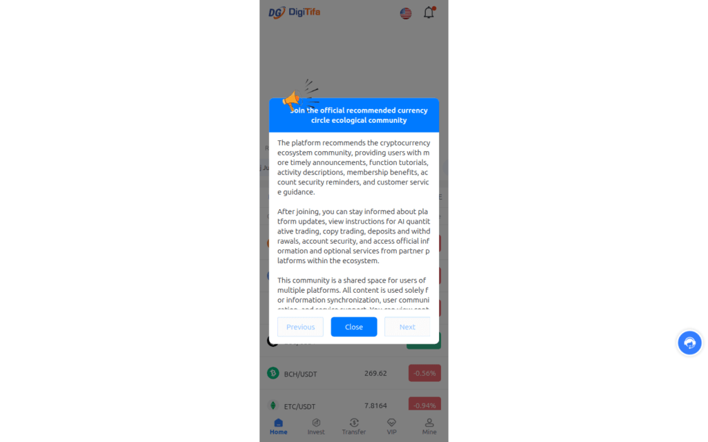 Captura de la landing page de DigiTifa, usada con fines informativos y de revisión.