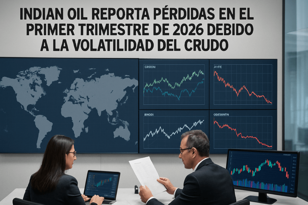 Imagen editorial para la noticia Indian Oil Reporta Pérdidas en el Primer Trimestre de 2026 Debido a la Volatilidad del Crudo