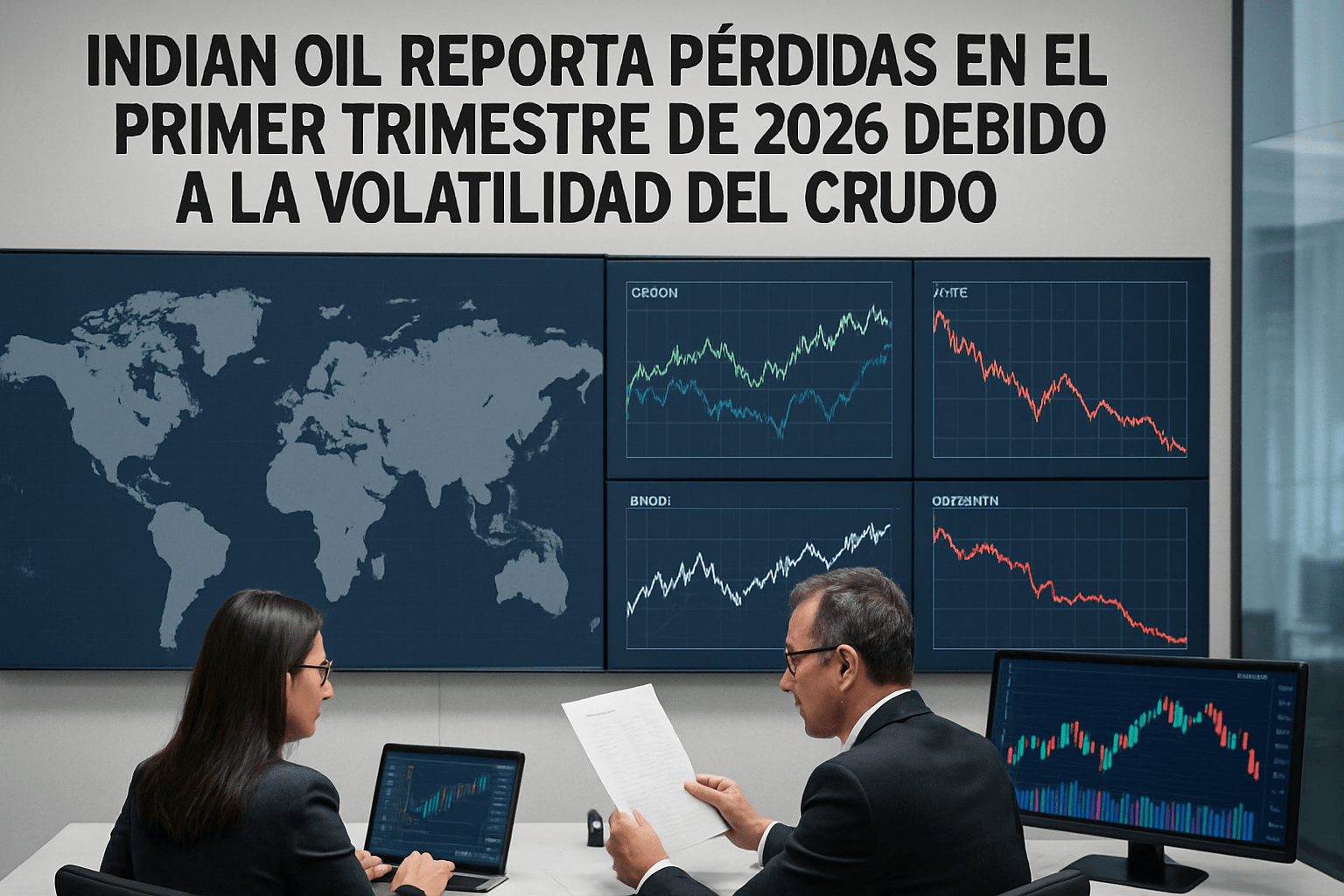 Imagen editorial para la noticia Indian Oil Reporta Pérdidas en el Primer Trimestre de 2026 Debido a la Volatilidad del Crudo