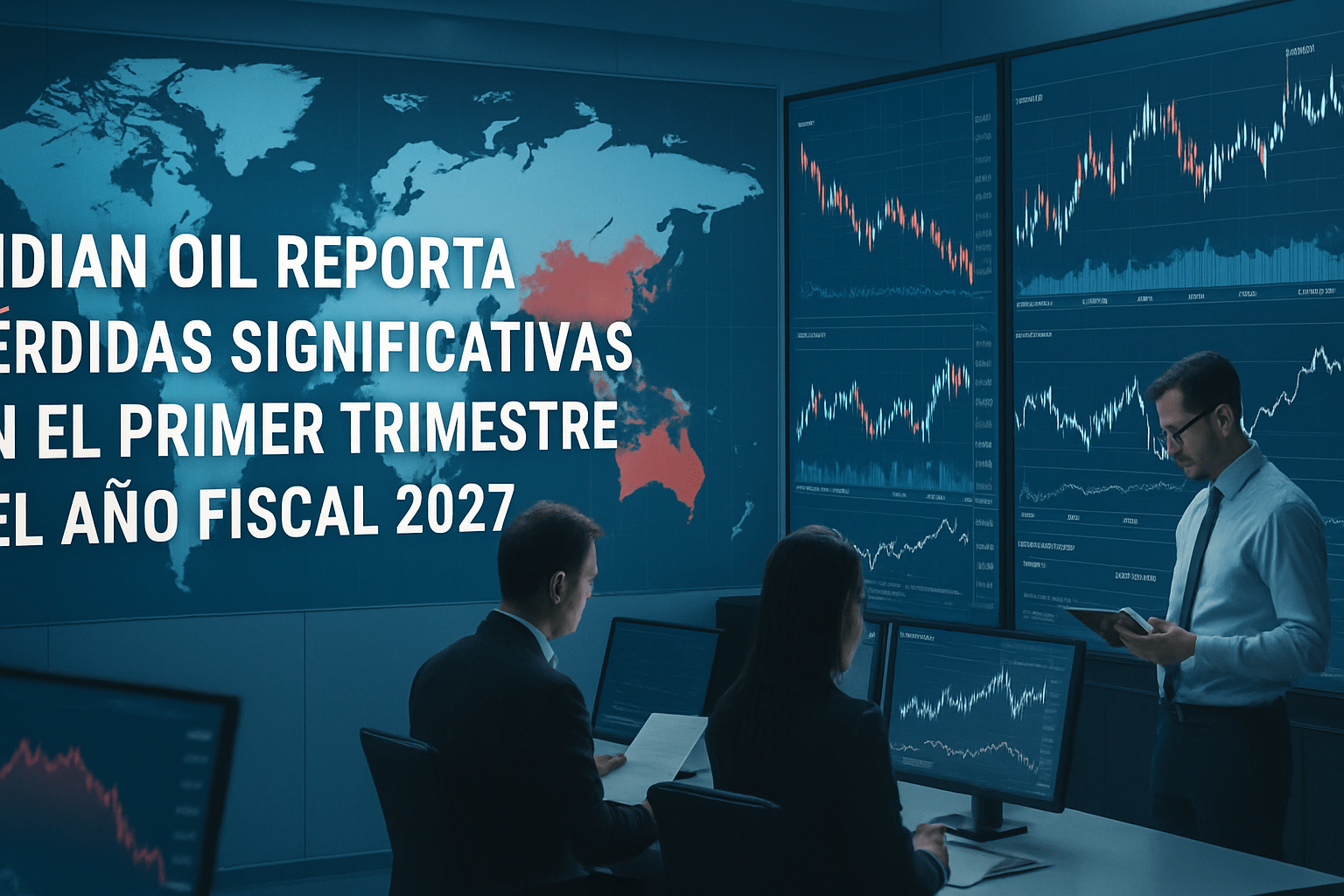 Imagen editorial para la noticia Indian Oil Reporta Pérdidas Significativas en el Primer Trimestre del Año Fiscal 2027
