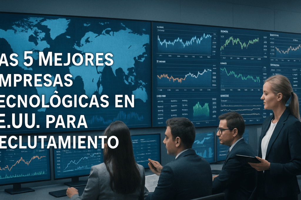 Imagen editorial para la noticia Las 5 Mejores Empresas Tecnológicas en EE.UU. para Reclutamiento