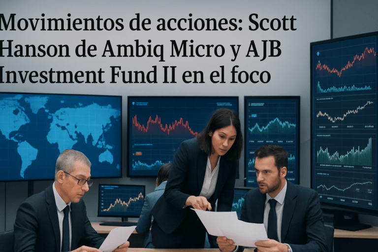 Imagen editorial para la noticia Movimientos de acciones: Scott Hanson de Ambiq Micro y AJB Investment Fund II en el foco