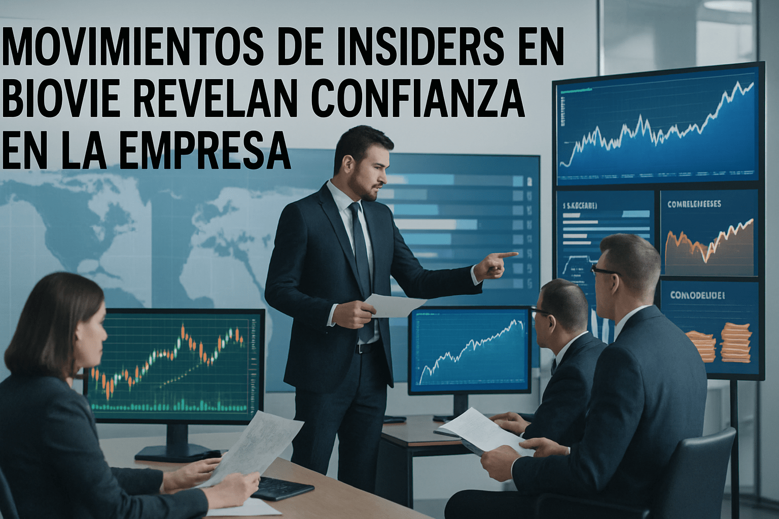 Imagen editorial para la noticia Movimientos de Insiders en Biovie Revelan Confianza en la Empresa