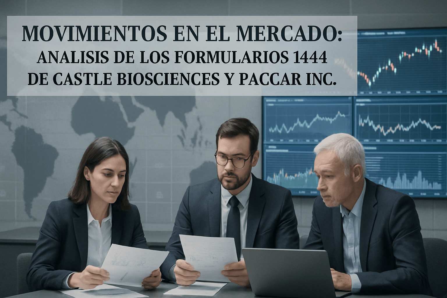 Imagen editorial para la noticia Movimientos en el Mercado: Análisis de los Formularios 144 de Castle Biosciences y PACCAR Inc.