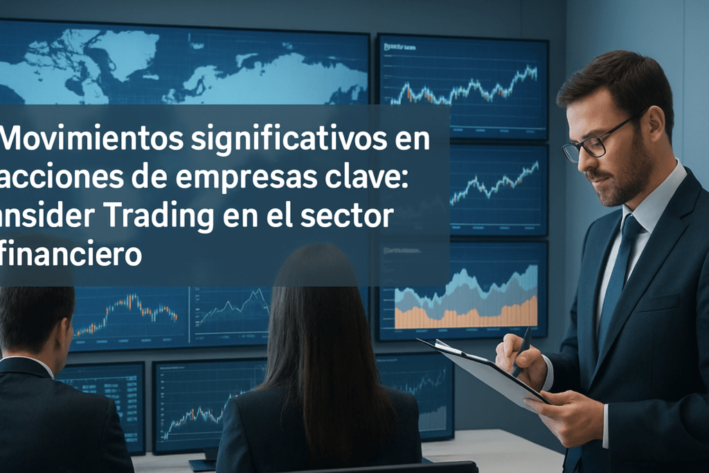 Imagen editorial para la noticia Movimientos significativos en acciones de empresas clave: Insider Trading en el sector financiero