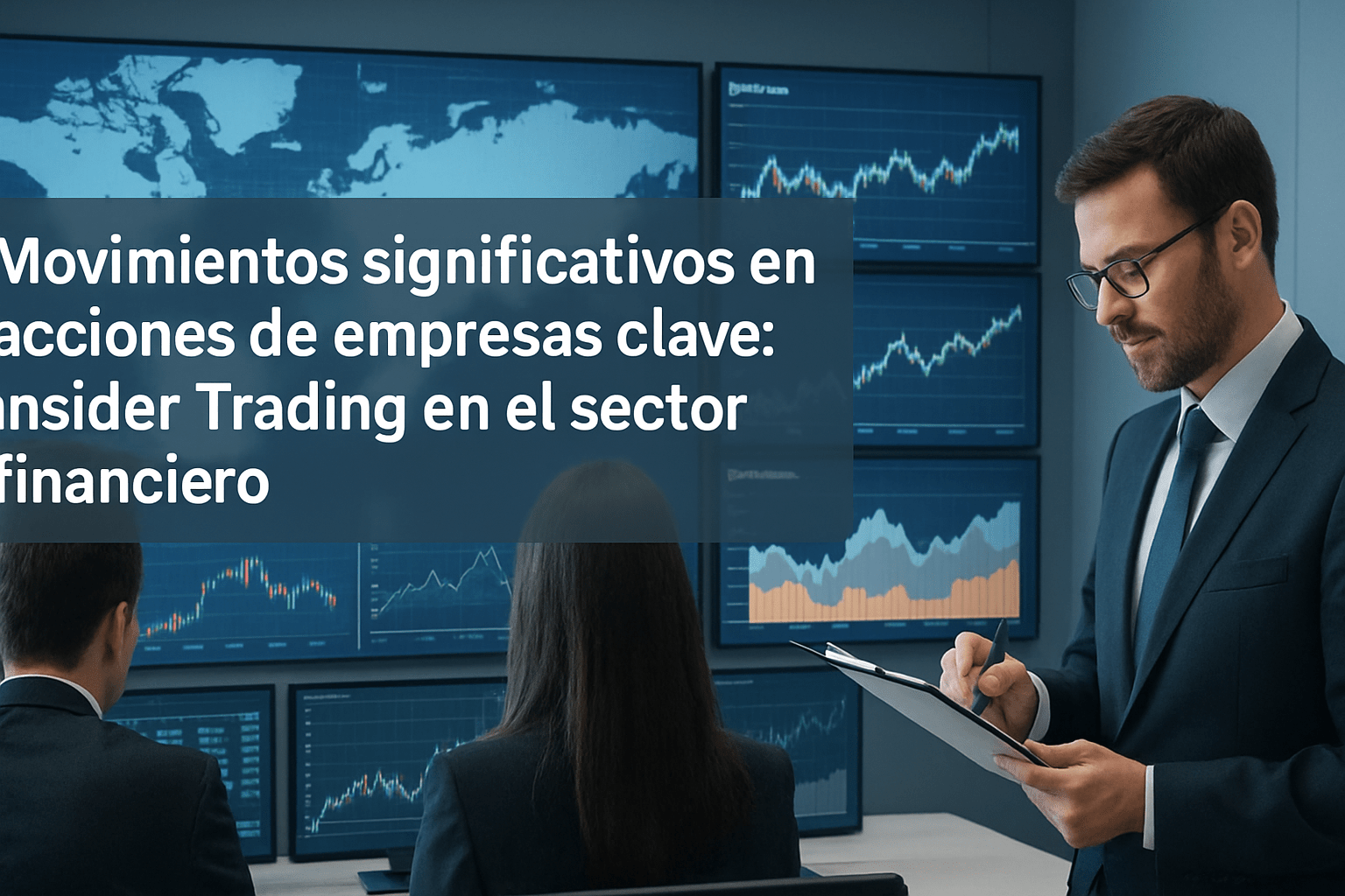 Imagen editorial para la noticia Movimientos significativos en acciones de empresas clave: Insider Trading en el sector financiero