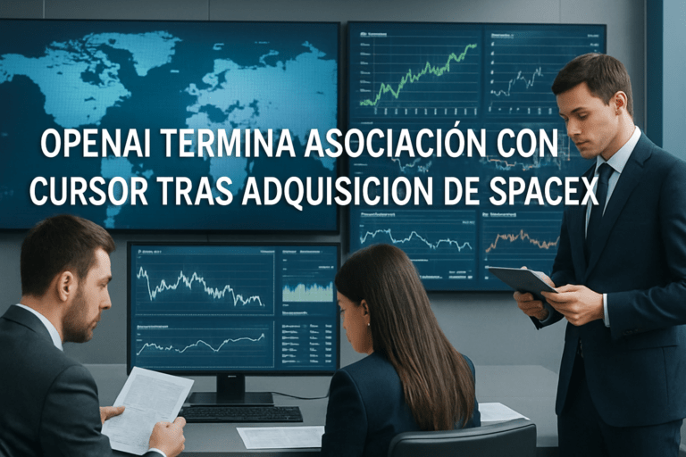 Imagen editorial para la noticia OpenAI Termina Asociación con Cursor Tras Adquisición de SpaceX