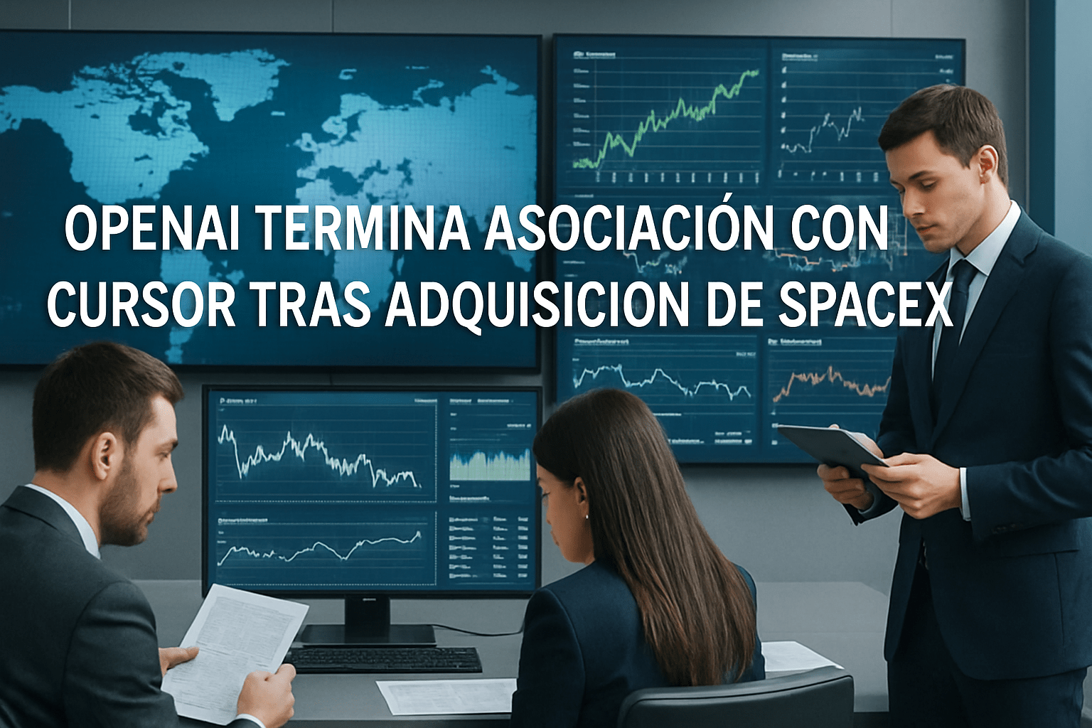 Imagen editorial para la noticia OpenAI Termina Asociación con Cursor Tras Adquisición de SpaceX