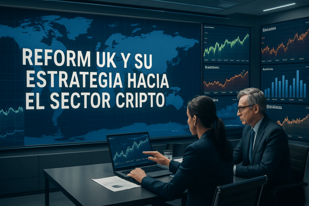Imagen editorial para la noticia Reform UK y su Estrategia hacia el Sector Cripto