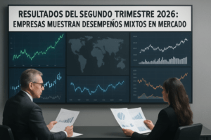 Imagen editorial para la noticia Resultados del Segundo Trimestre 2026: Empresas Muestran Desempeños Mixtos en el Mercado