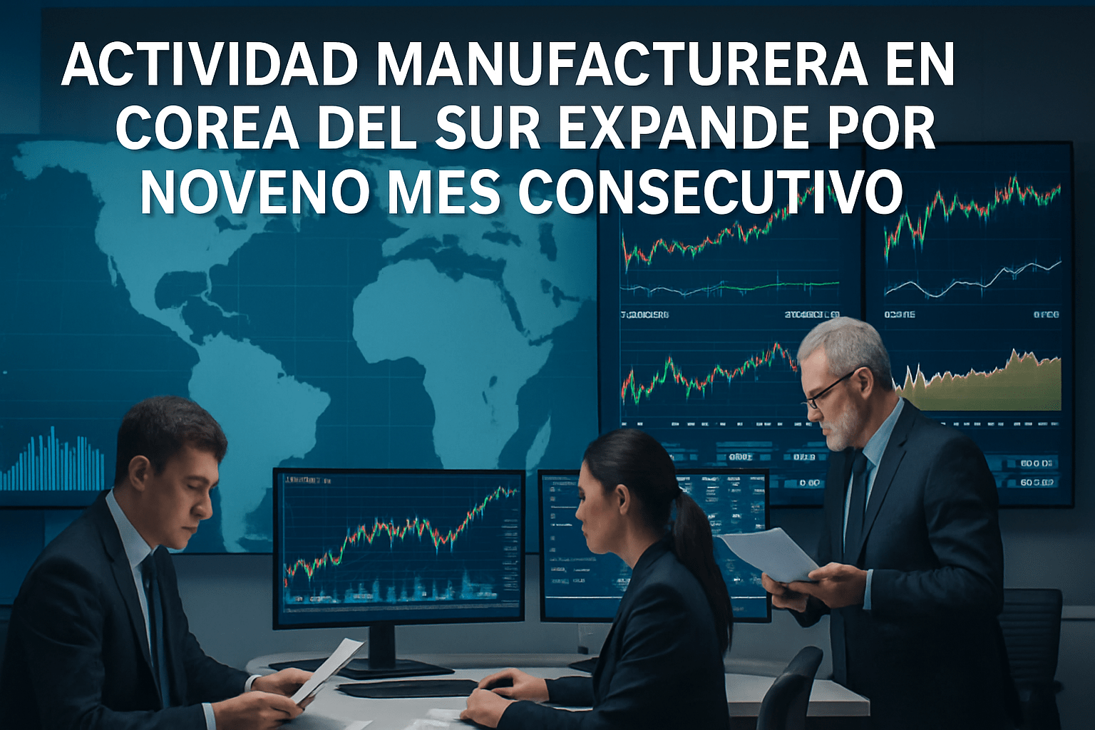 Imagen editorial para la noticia Actividad Manufacturera en Corea del Sur Expande por Noveno Mes Consecutivo