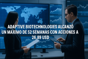 Imagen editorial para la noticia Adaptive Biotechnologies Alcanzó un Máximo de 52 Semanas con Acciones a 26.89 USD