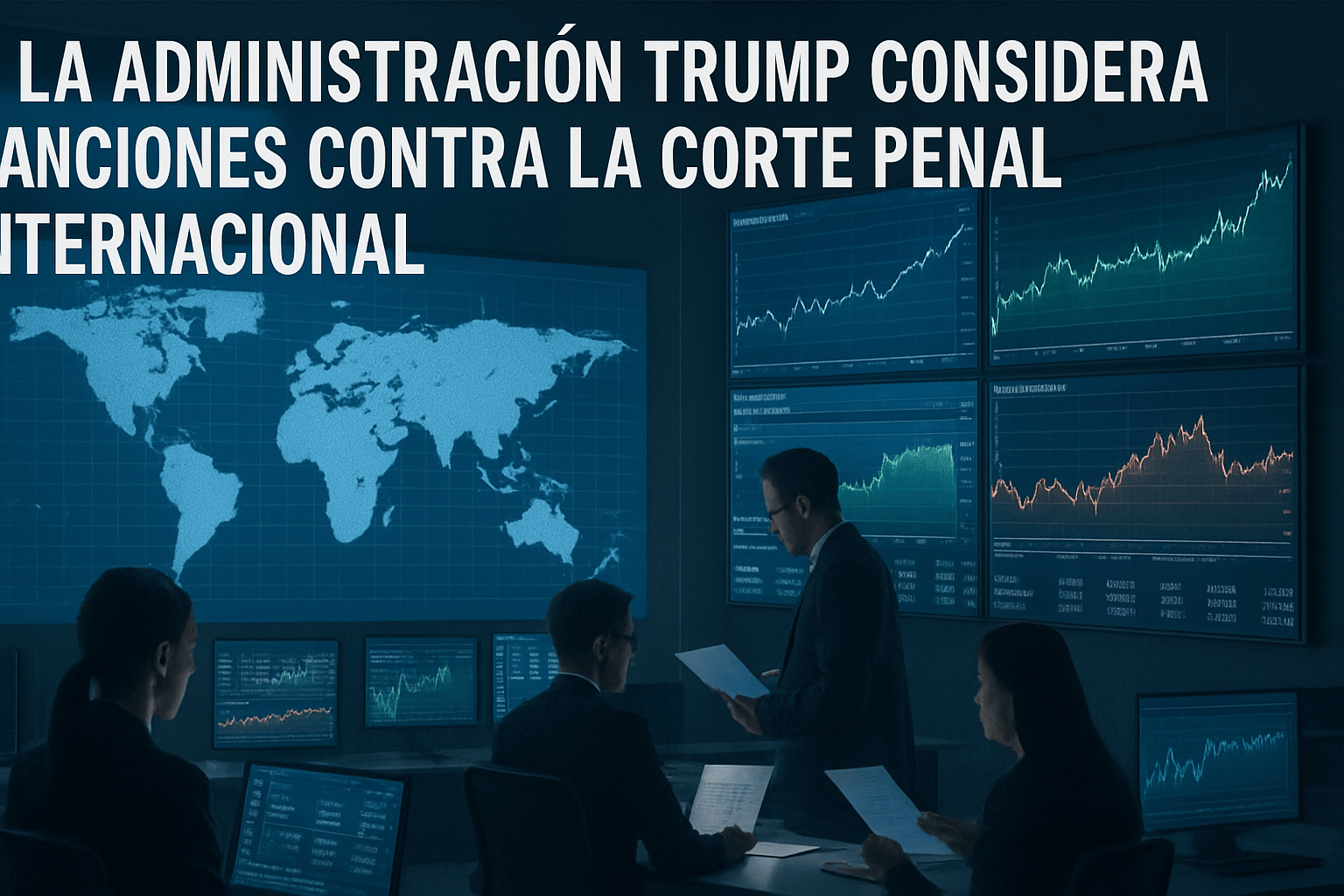 Imagen editorial para la noticia La Administración Trump Considera Sanciones Contra la Corte Penal Internacional
