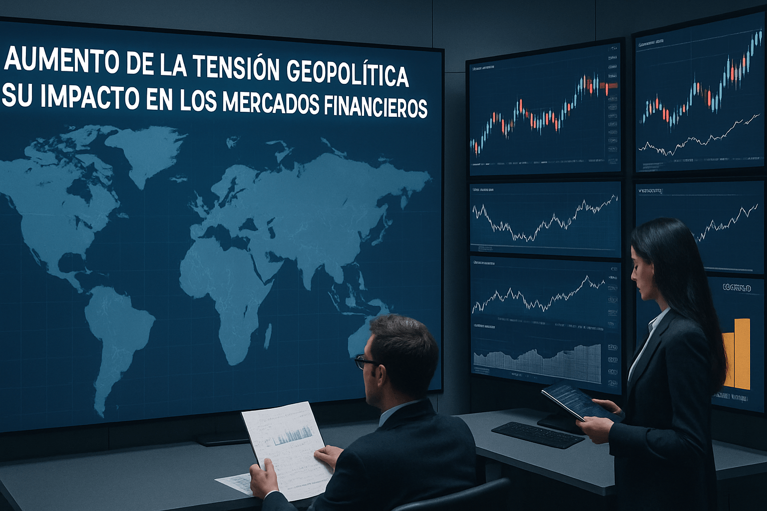 Imagen editorial para la noticia Aumento de la Tensión Geopolítica y su Impacto en los Mercados Financieros