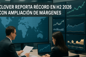 Imagen editorial para la noticia Clover Reporta Récord en H2 2026 con Ampliación de Márgenes