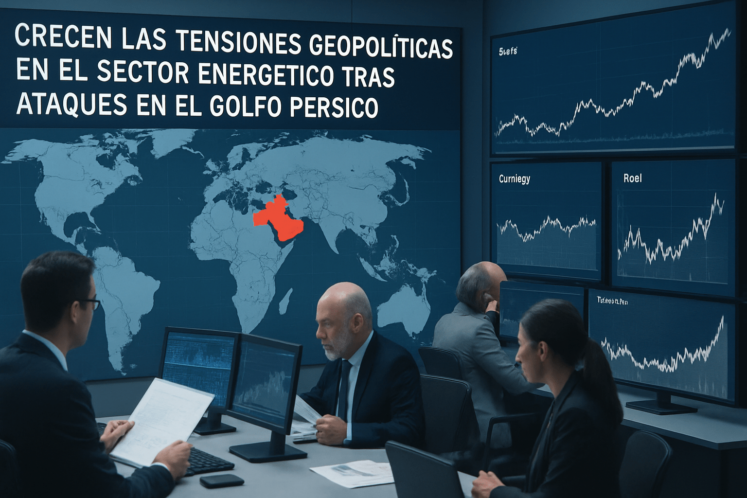Imagen editorial para la noticia Crecen las tensiones geopolíticas en el sector energético tras ataques en el Golfo Pérsico