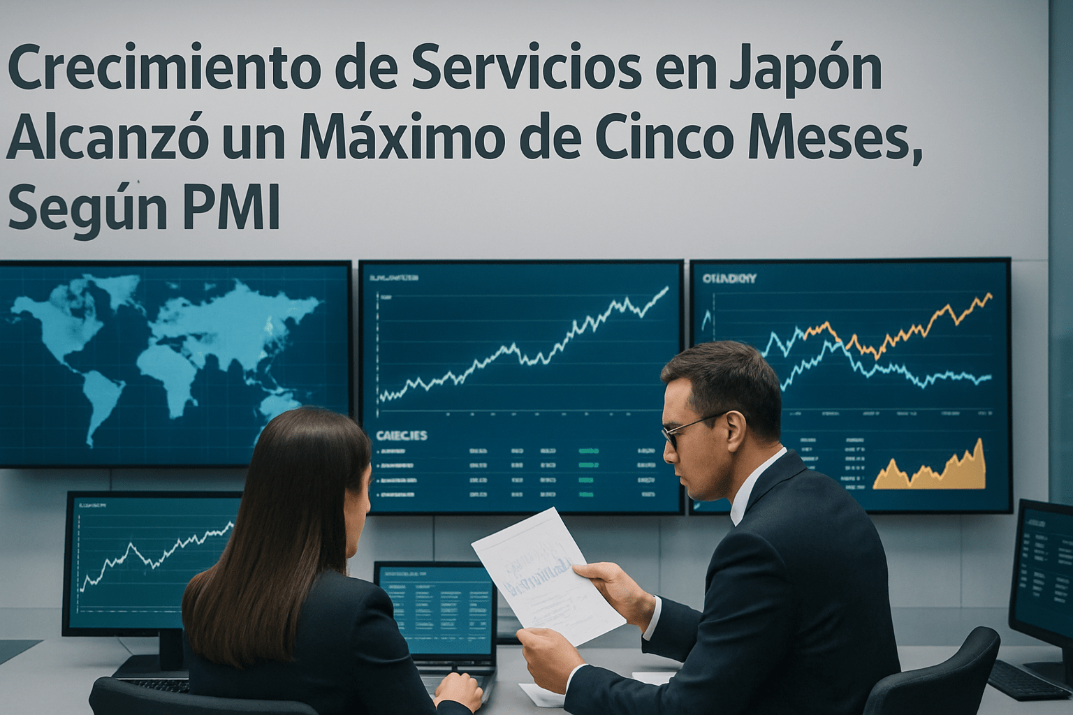 Imagen editorial para la noticia Crecimiento de Servicios en Japón Alcanzó un Máximo de Cinco Meses, Según PMI