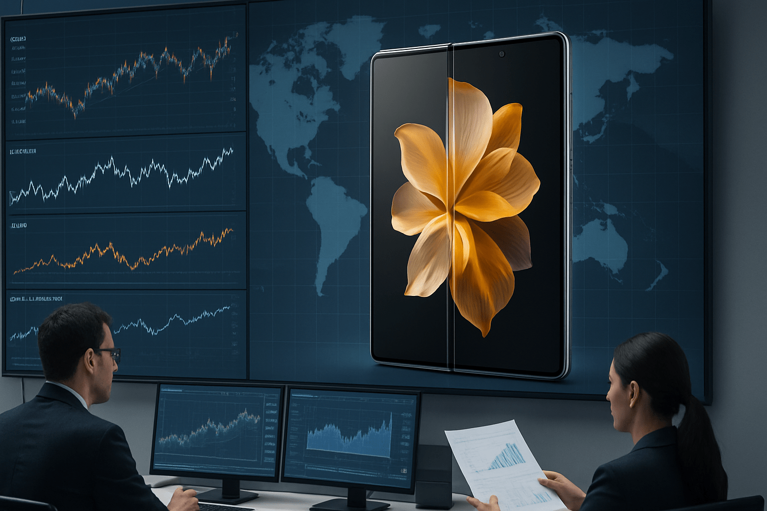 Imagen editorial para la noticia Huawei Lanza Nuevo Smartphone Plegable en un Mercado Competitivo