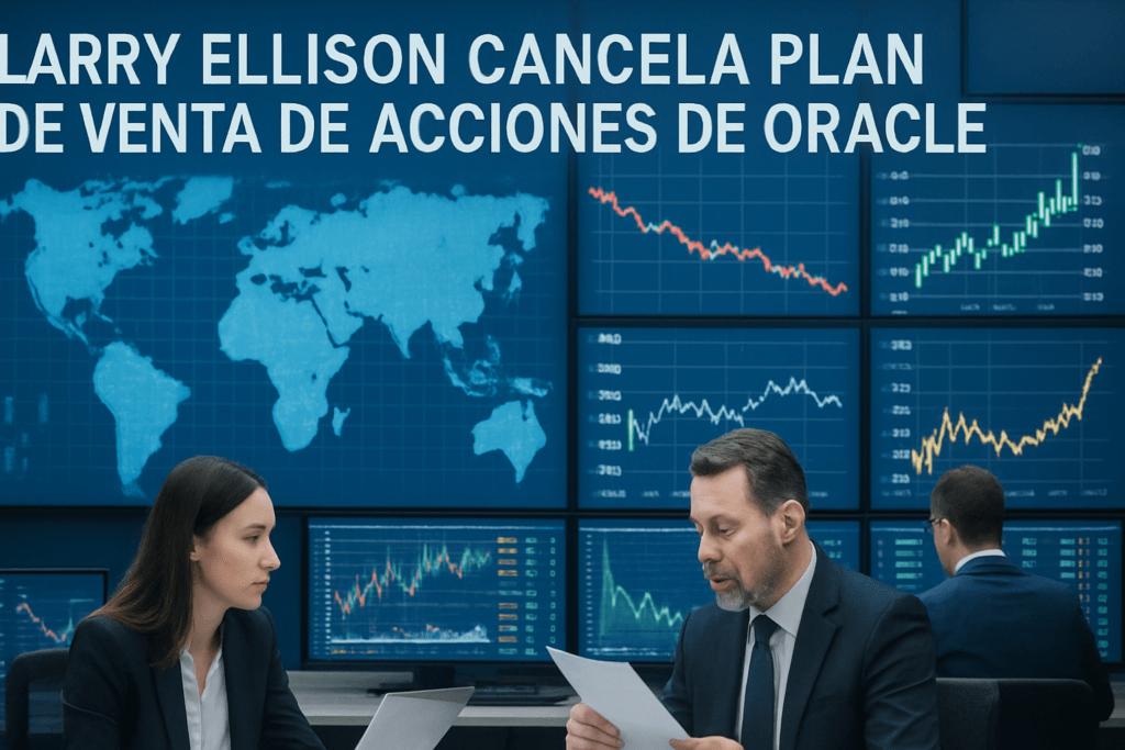 Imagen editorial para la noticia Larry Ellison Cancela Plan de Venta de Acciones de Oracle