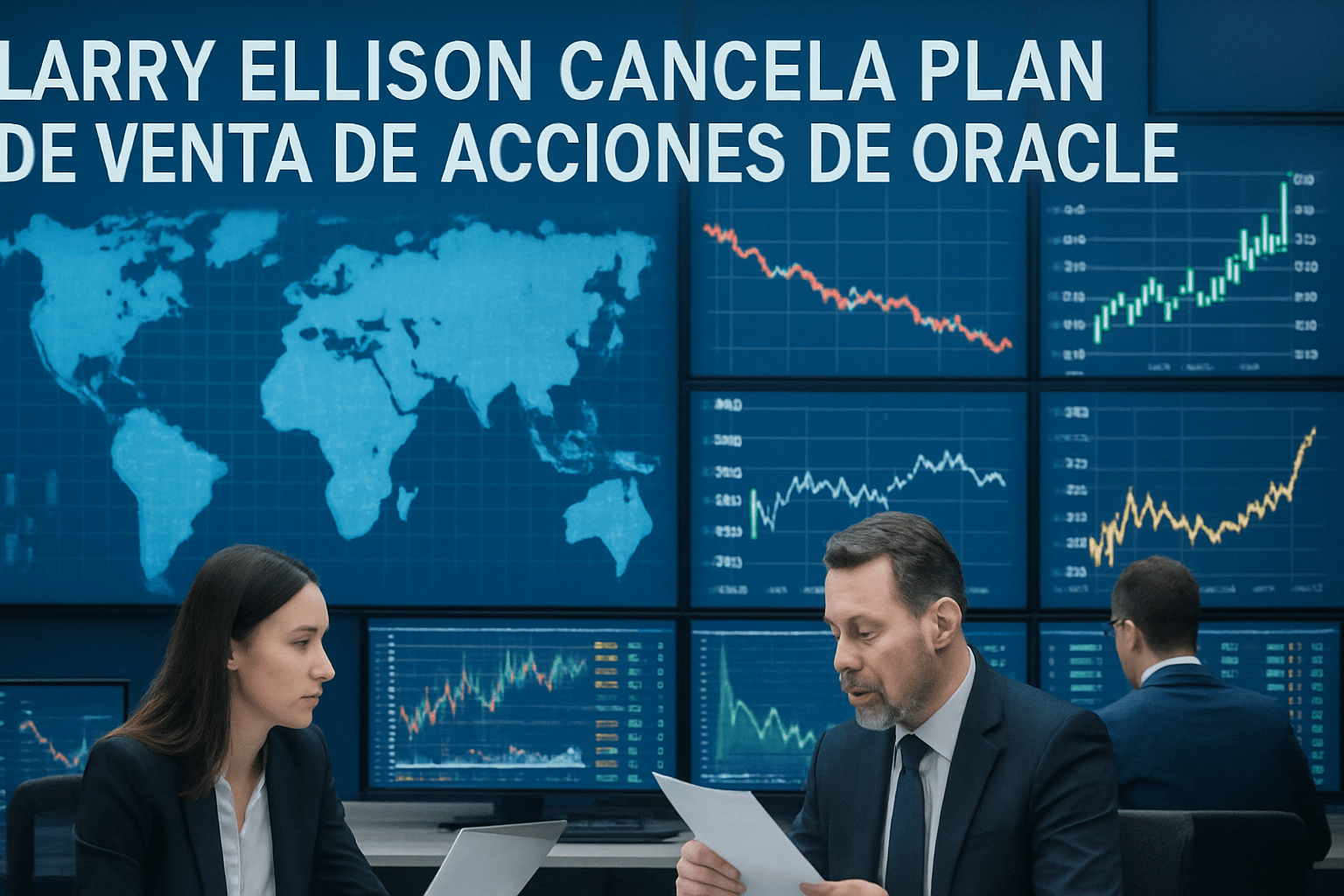 Imagen editorial para la noticia Larry Ellison Cancela Plan de Venta de Acciones de Oracle