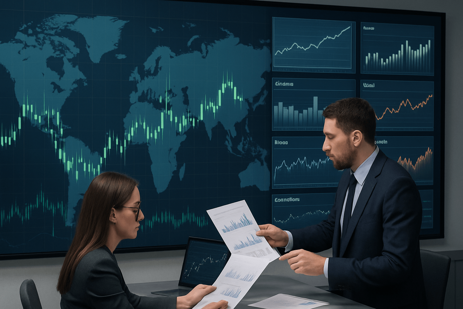 Imagen editorial para la noticia Movimientos de Acciones y Resultados Financieros en el Mercado de Energías Renovables y Tecnología