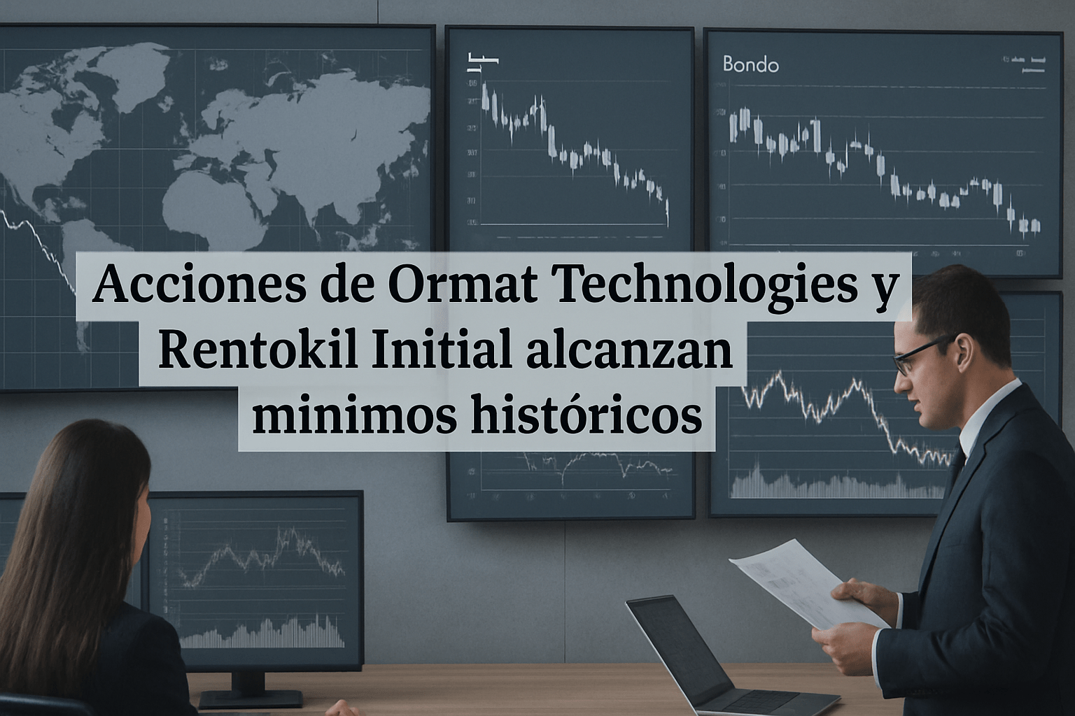 Imagen editorial para la noticia Acciones de Ormat Technologies y Rentokil Initial alcanzan mínimos históricos