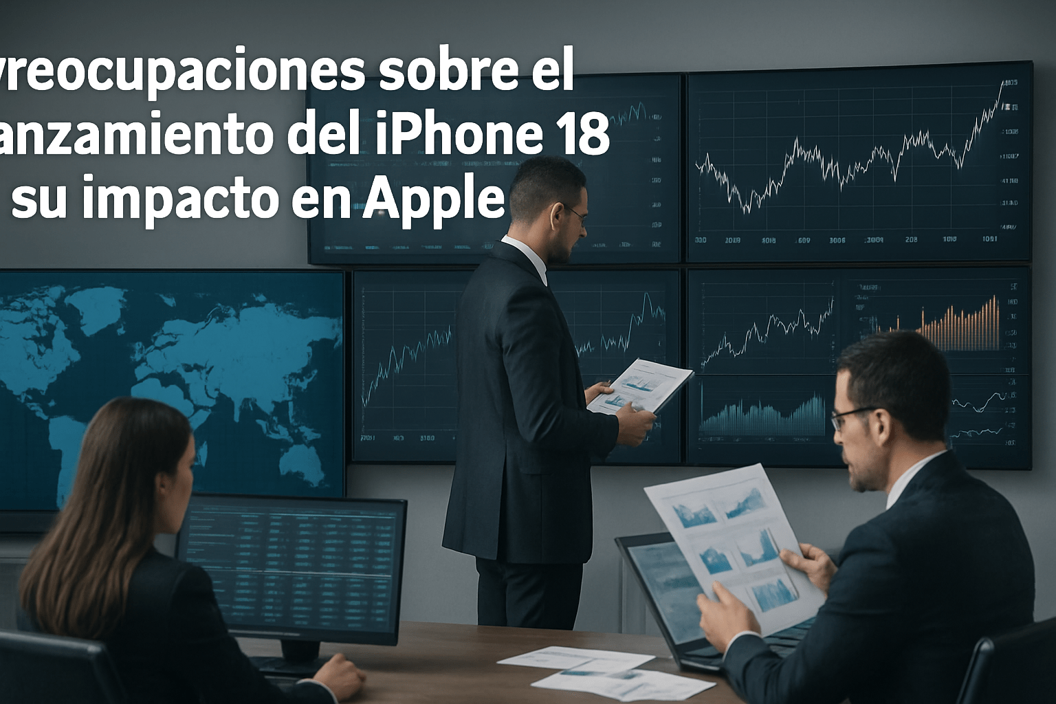 Imagen editorial para la noticia Preocupaciones sobre el lanzamiento del iPhone 18 y su impacto en Apple