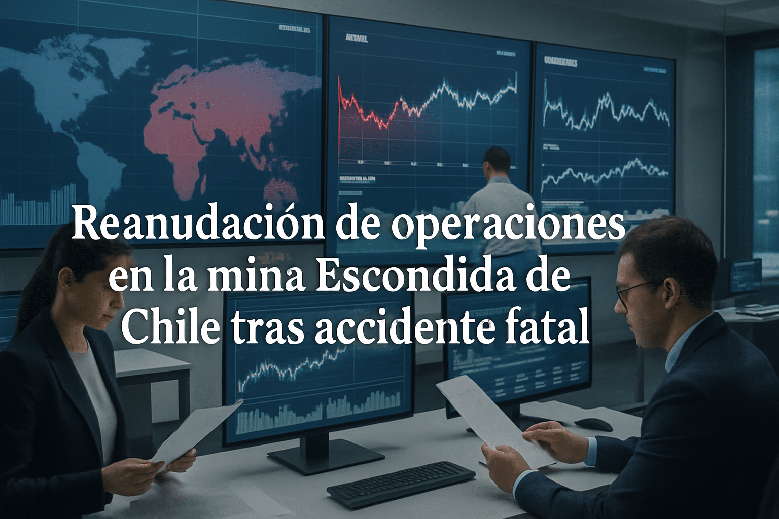 Imagen editorial para la noticia Reanudación de operaciones en la mina Escondida de Chile tras accidente fatal