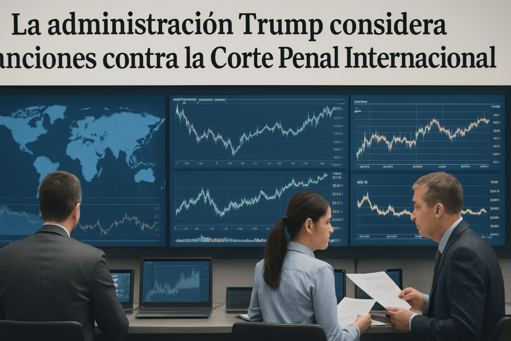 Imagen editorial para la noticia La administración Trump considera sanciones contra la Corte Penal Internacional
