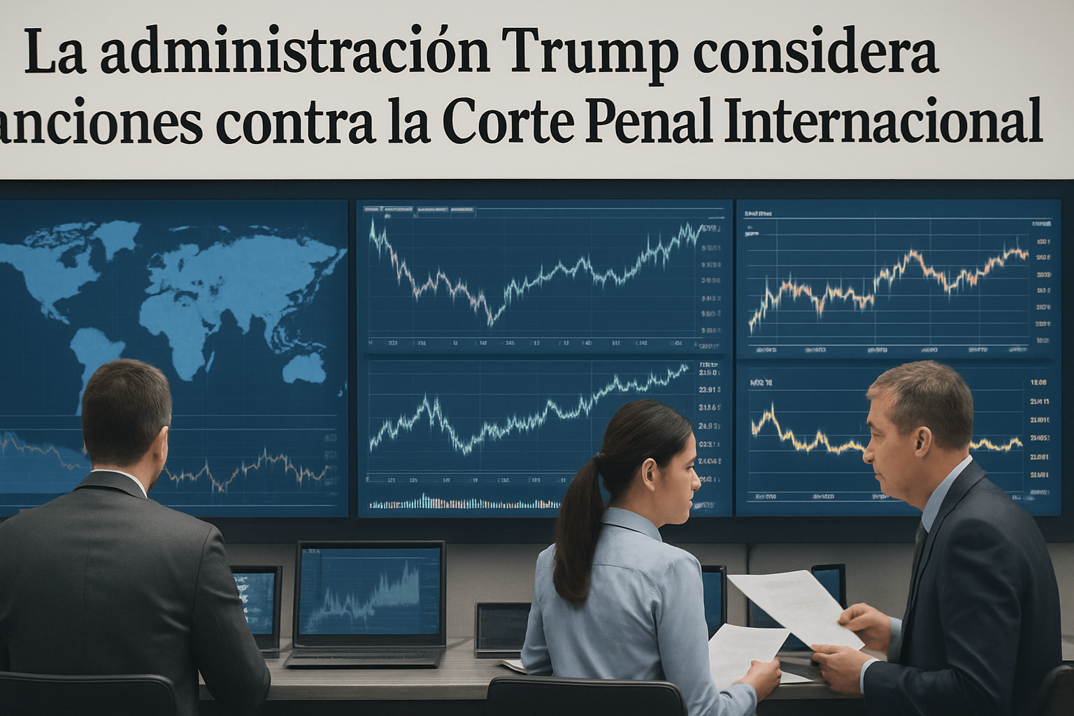 Imagen editorial para la noticia La administración Trump considera sanciones contra la Corte Penal Internacional