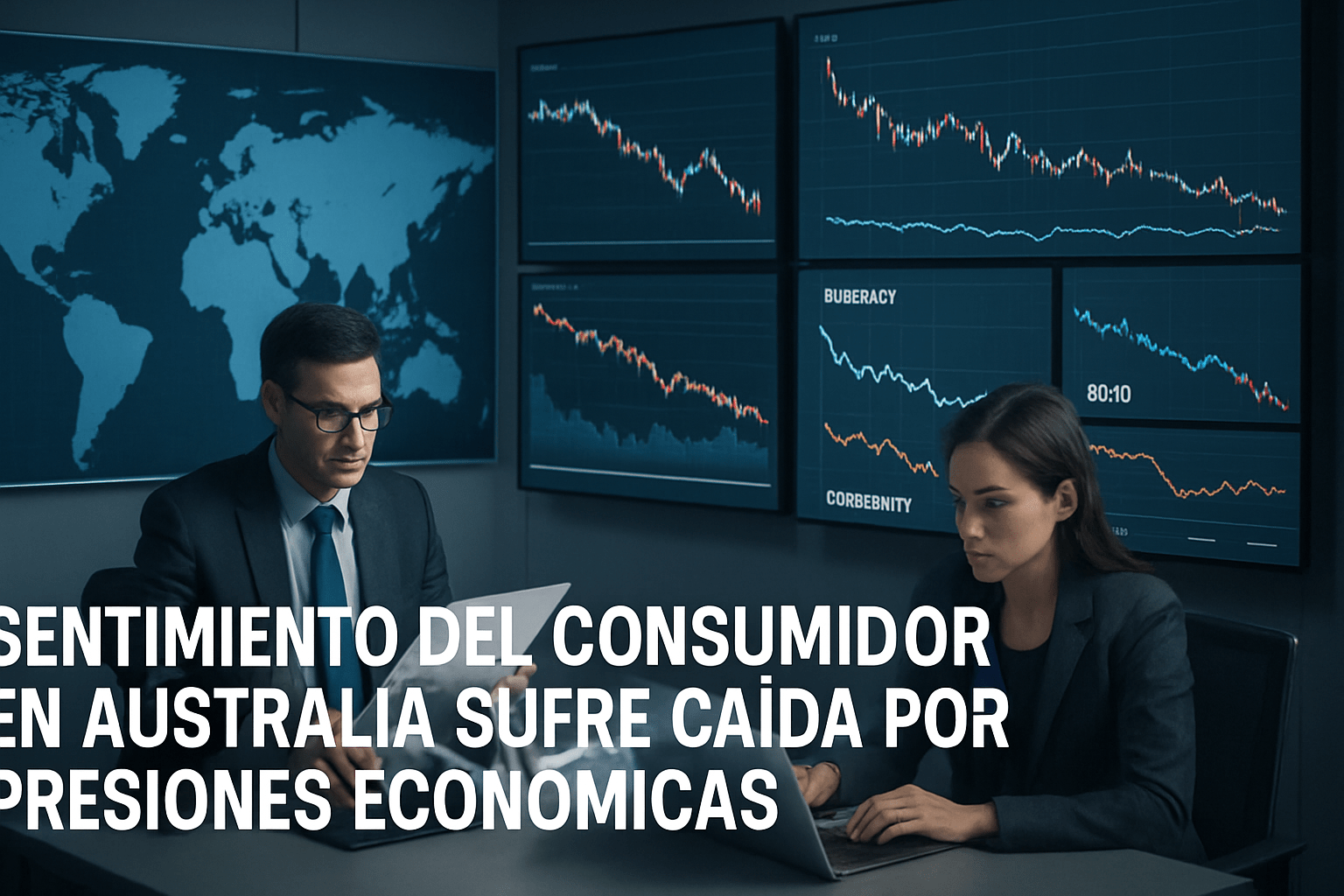 Imagen editorial para la noticia Sentimiento del Consumidor en Australia Sufre Caída por Presiones Económicas