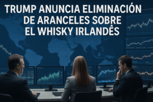 Imagen editorial para la noticia Trump Anuncia Eliminación de Aranceles sobre el Whisky Irlandés