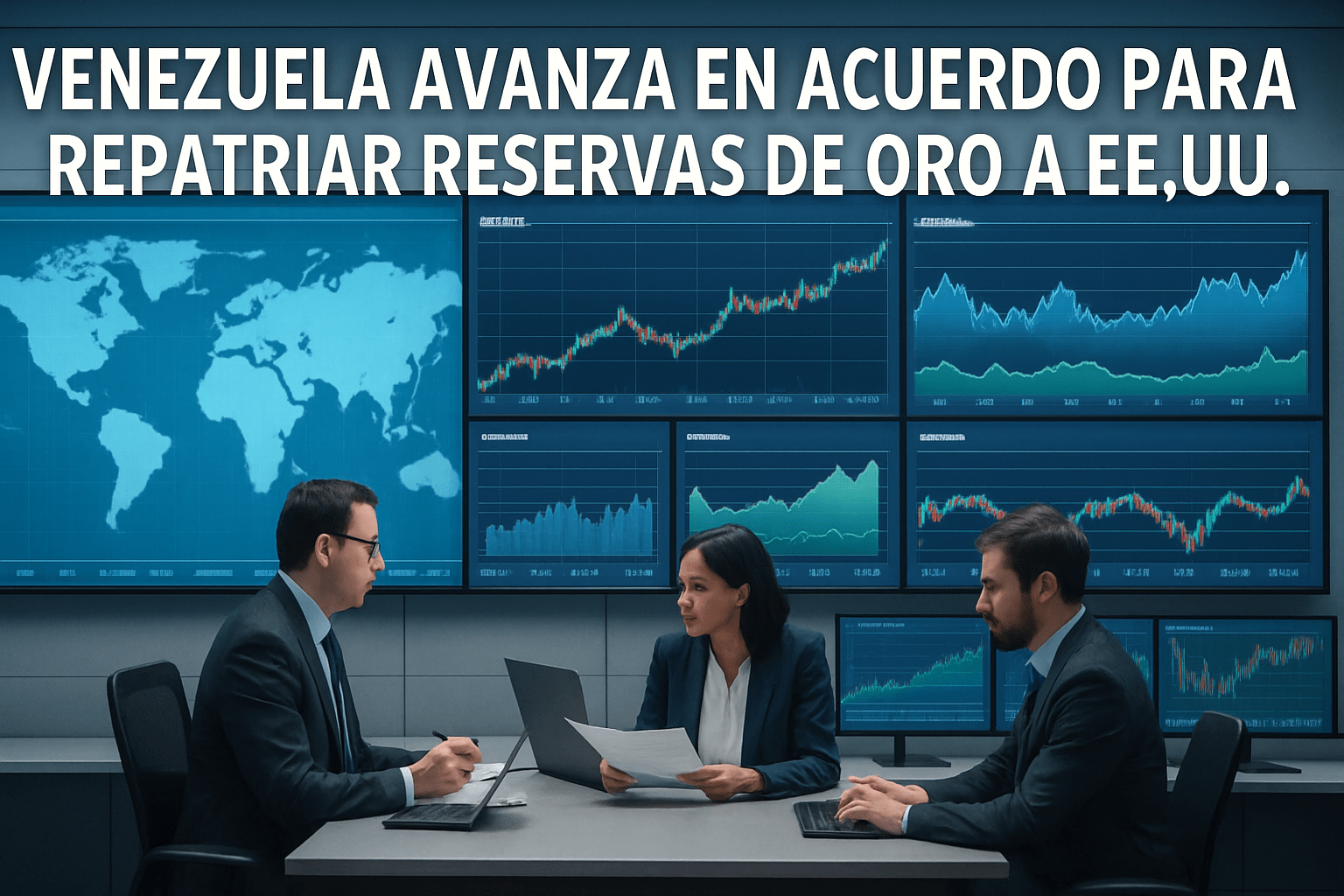 Imagen editorial para la noticia Venezuela Avanza en Acuerdo para Repatriar Reservas de Oro a EE.UU.