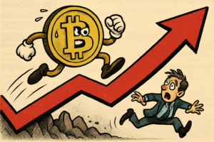 Imagen editorial factual sobre Bitcoin se recupera por encima de $83,000 tras una caída semanal; ilustración sin recomendación de inversión.