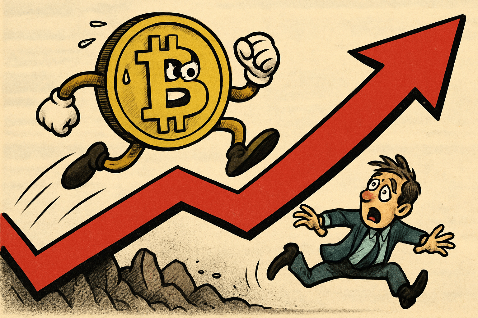 Imagen editorial factual sobre Bitcoin se recupera por encima de $83,000 tras una caída semanal; ilustración sin recomendación de inversión.