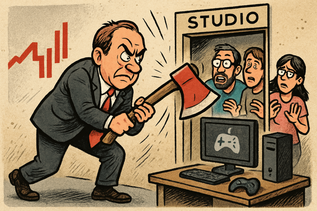 Imagen editorial factual sobre EA Cierra Estudio BioWare y Reduce Personal en un Mercado Competitivo; ilustración sin recomendación de inversión.