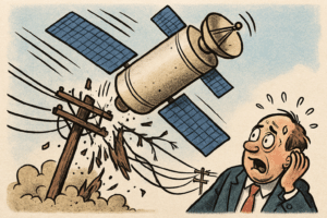 Imagen editorial factual sobre Impacto del Acuerdo de Espectro de SpaceX en el Mercado de Telecomunicaciones; ilustración sin recomendación de inversión.