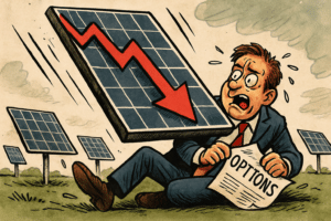 Imagen editorial factual sobre Sunrun y la Actividad de Opciones: Un Análisis de Tendencias en el Mercado; ilustración sin recomendación de inversión.