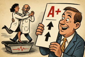 Imagen editorial factual sobre Tango Therapeutics y CRH: Reiteraciones y Mejoras en Calificaciones de Acciones; ilustraci贸n sin recomendaci贸n de inversi贸n.