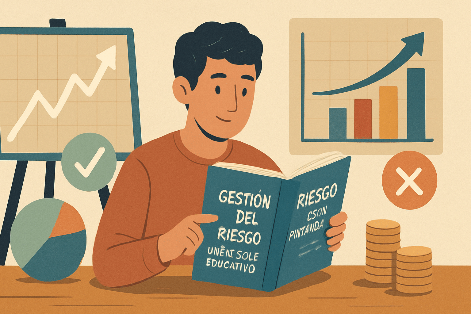 Imagen educativa de ejemplo sobre Gestión del Riesgo para Principiantes: Un Enfoque Educativo
